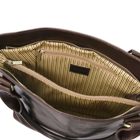 Ilenia - Leather shoulder bag
